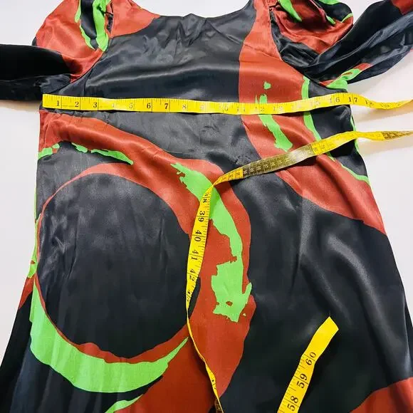 Rodebjer Gismara Printed Satin Crepe Dress Size XS NWT - Picture 8 of 11